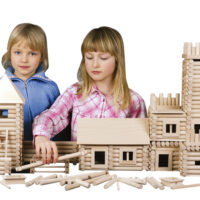 Holzbausteine Bausatz für Kinder