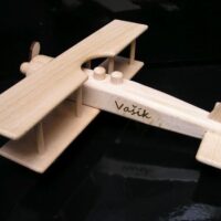 Geschenkmodell Flugzeug Holzspielzeug