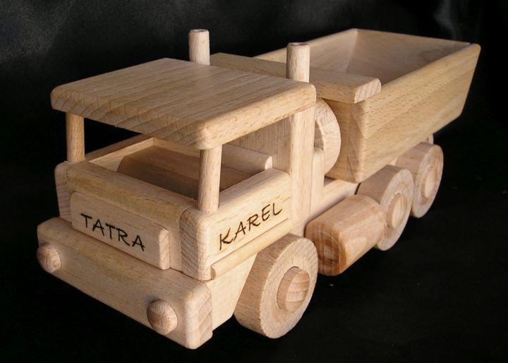 Holzlastwagen Spielzeug fur Kinder