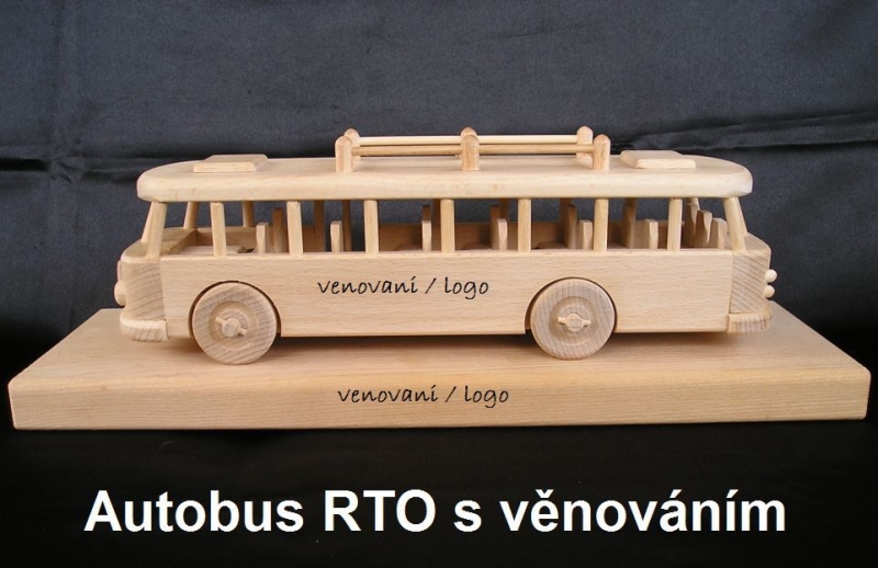 Holzspielzeug für Kinder und Geschenke für Fahrer, Bus