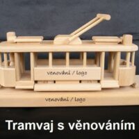 Holzgeschenke für Straßenbahnfahrer
