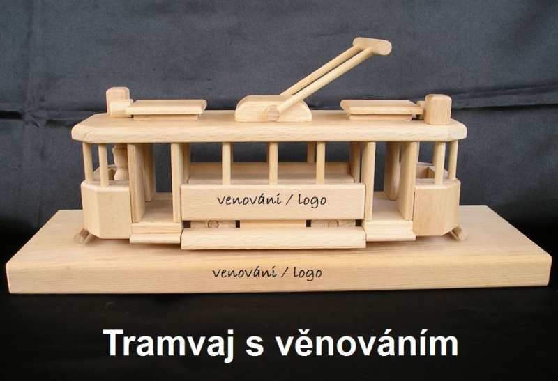 Holzgeschenke für Straßenbahnfahrer