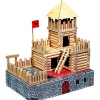 Burg-Festung Holzbausatz für Kinder