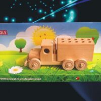 Holzspielzeug Auto als Stifthalter