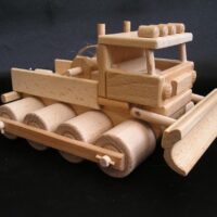 Schneepflege Holzschneepflug Geschenk