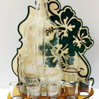 Geschenk für Musiker – Flaschen-Set Violine aus Glas