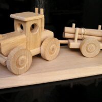 Waldtraktor Geschenk für Holzfäller zum 50. Geburtstag