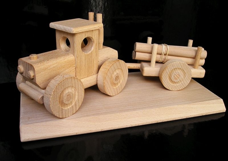 Waldtraktor Geschenk für Holzfäller zum 50. Geburtstag
