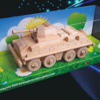 Militärtransporter, Panzer. Holzspielzeug Geschenke für Soldaten