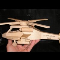 Holzgeschenke und Spielzeug Hubschrauber Modell