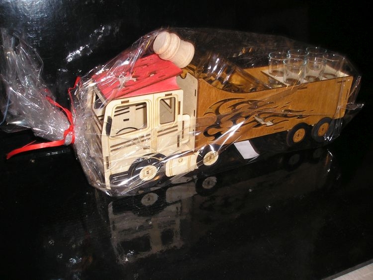 Truck-Geschenke für Fahrer zum Ruhestand Flasche