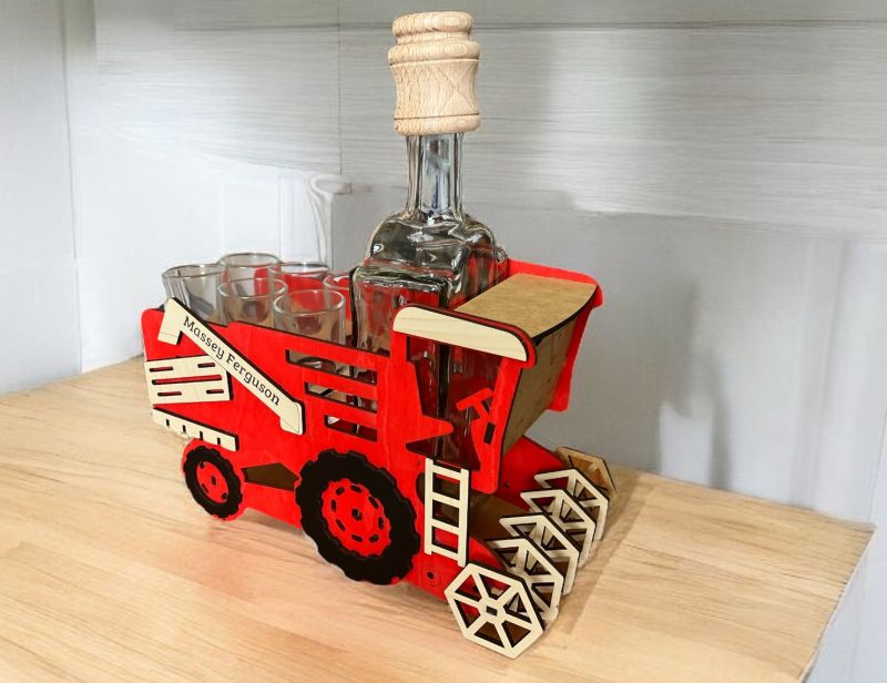 Mähdrescher Fahrer Geschenk
