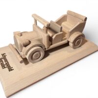 Holz-Oldtimer – personalisiertes Geschenk