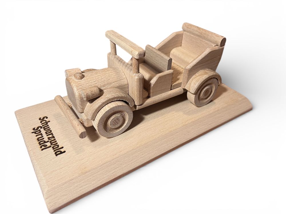 Holz-Oldtimer – personalisiertes Geschenk
