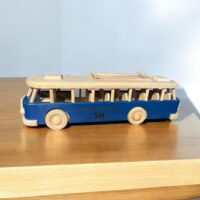 RTO-Bus Holzspielzeug, Holzgeschenk, rot