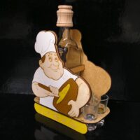 Kochgeschenke Glasflasche zum Geburgstag