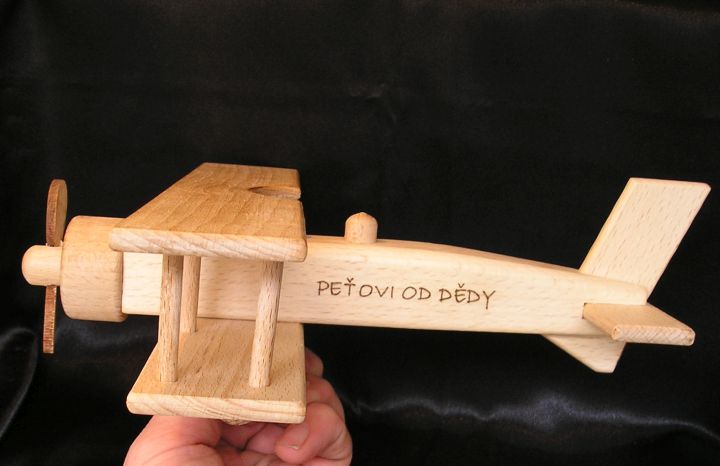 Holzflugzeuge Doppeldecker Geschenk zum Ruhestand