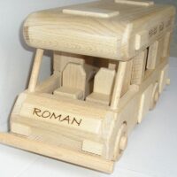 Caravan auf Sockel Geschenk für Camping-Fans Caravanisten