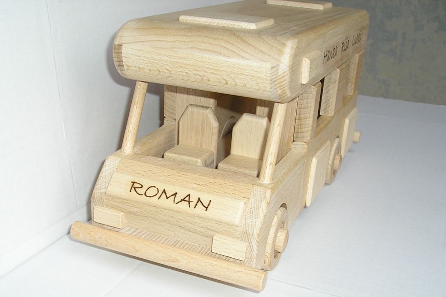 Caravan auf Sockel Geschenk für Camping-Fans Caravanisten