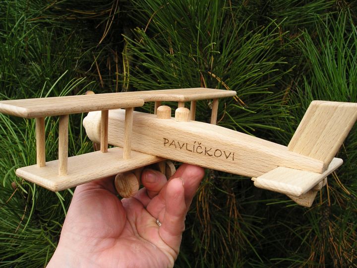 Holzflugzeug Geschenkmodell
