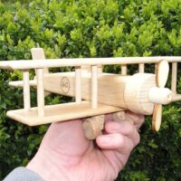 Holzflugzeuge Doppeldecker Geschenkspielzeug