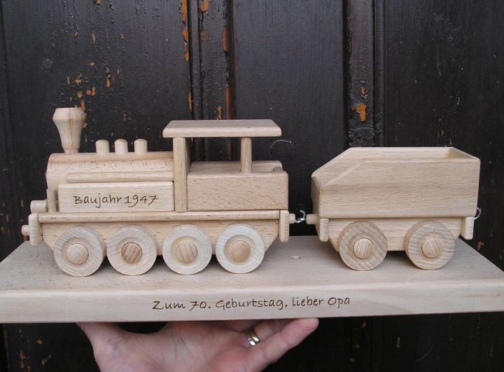Dampflok Geschenk für Kinder