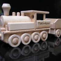 Holz-Eisenbahnen Geschenk Modelllokomotive