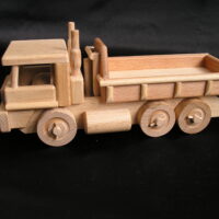 Holz-Lastwagen mit Container