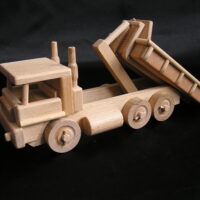 Holzgeschenke Container-Lastwagen Tatra Modell und Spielzeuge