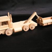 Container-Nutzfahrzeug Modell Holzspielzeug