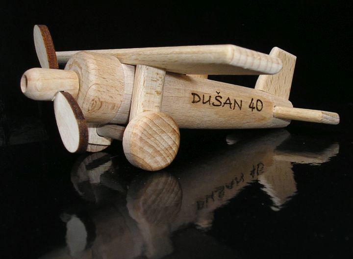 Holzspielzeug Flugzeug Geburtstagsgeschenk