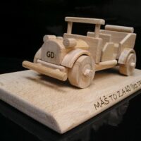 Holzauto Oldtimer Spielzeug, Oldtimer-Pkw Geschenk für Sammler historischer Fahrzeuge zum Ruhestand