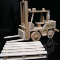 Geschenke Lagerist Logistik Modell eines Gabelstaplers