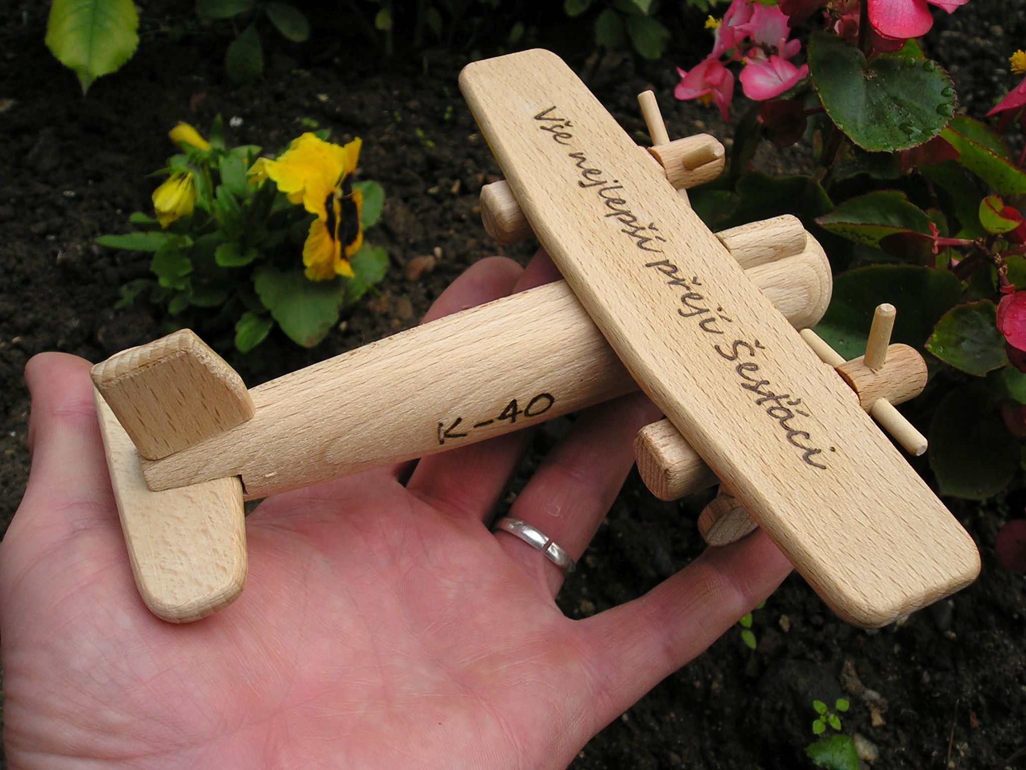 Kinder-Holzspielzeug Flugzeuge Geschenke