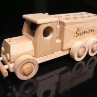 Auto Stiftehalter, Holz-Werbeartikel