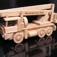 Hebebühne Modellfahrzeug Holzgeschenke und Spielzeuge