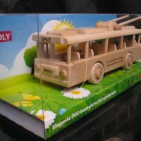 Holzspielzeug Obus Kinder Spielzeug im Geschenke Box