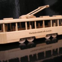 Straßenbahn, Holzspielzeug, Straßenbahnen