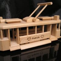 Straßenbahn öffentliches Verkehrsmittel auf Schienen Geschenk für Fahrer