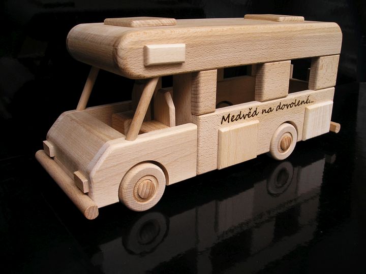 Wohnanhänger Modell Geschenk für Caravan-Fan Wohnmobil