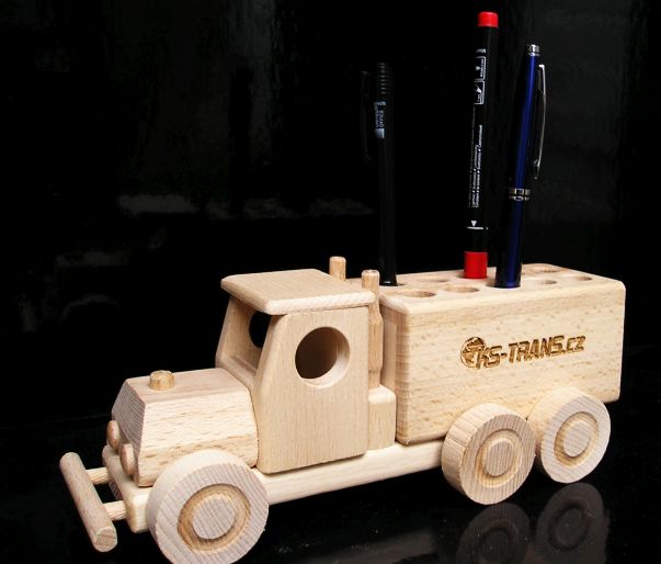 Auto Stifthalter und Schreibbedarf Holz Werbeartikel
