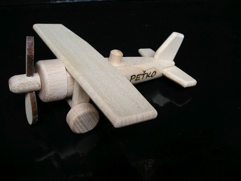Holzflugzeug Spielzeug für Kinder