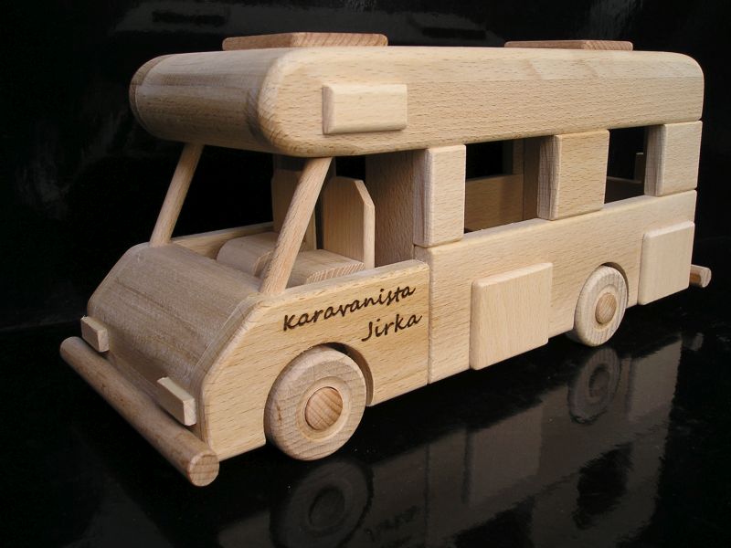 Campingfahrzeug Holzgeschenk
