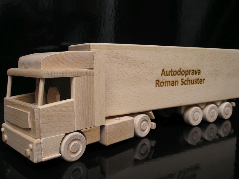 Truck Geschenk für Lkw-Fahrer mit Flaschenhalter