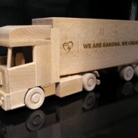 Großer Holztruck Geschenk für Lkw-Fahrer