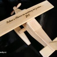 Holzspielzeug Geschenke für Piloten, Flugzeug als Hochzeitsgeschenk
