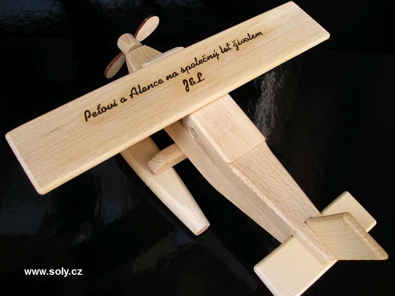 Holzspielzeug Geschenke für Piloten, Flugzeug als Hochzeitsgeschenk