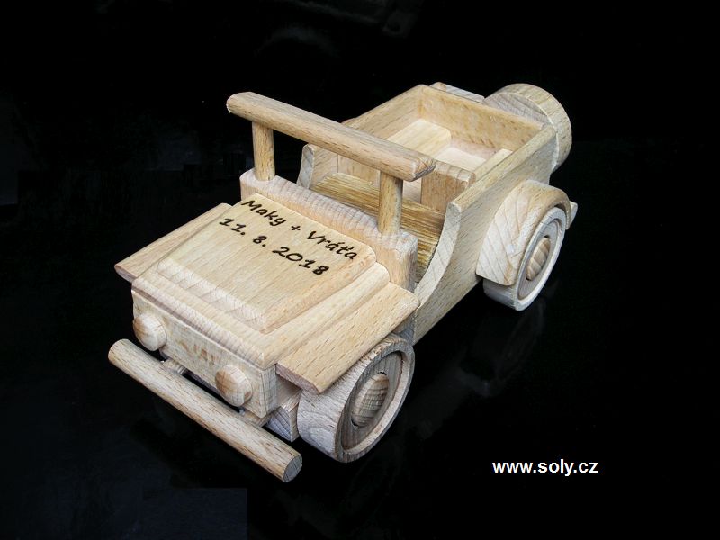 Holz Militärgeschenk US Jeep Spielzeug