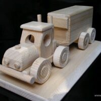 Holz-Truck Geschenke für LKW-Fahrer, Holzkamion