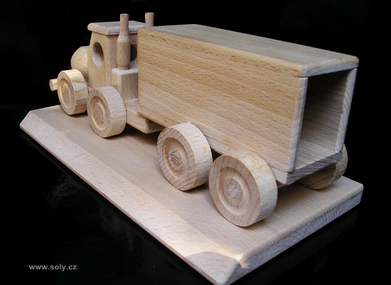 Holz-Truck Geschenke für LKW-Fahrer, Holzkamion